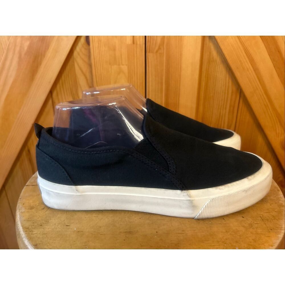 Everlane The Forever Slip On Canvas Sneaker Black Size 8.5